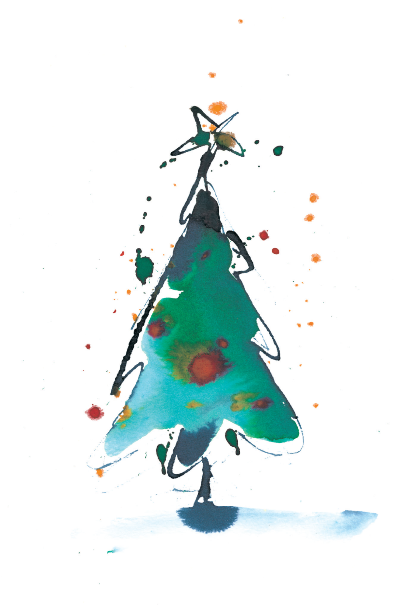 UCLH Charity Christmas card - Christmas Tree