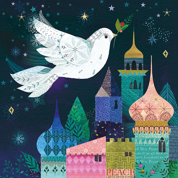 UCLH Charity Christmas card - Sacred dove