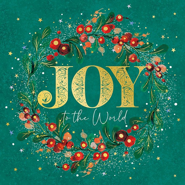 UCLH Charity Christmas card - Joy to the world