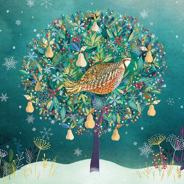 Primary image for UCLH Charity Christmas card - Golden partridge